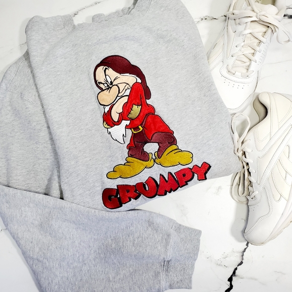 Disney Tops - Disney Store Grumpy Oversized Sweatshirt